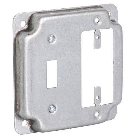 raco 2 gang square metal electrical box cover|raco boxes catalog.